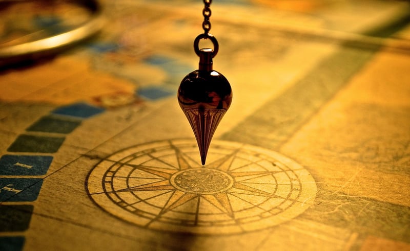 Old Map and Compass